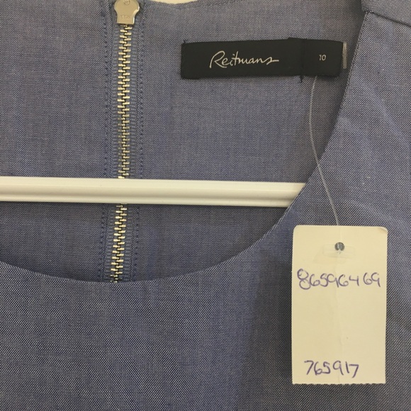 Reitmans Chambray dress. Size 10. - Picture 3 of 8